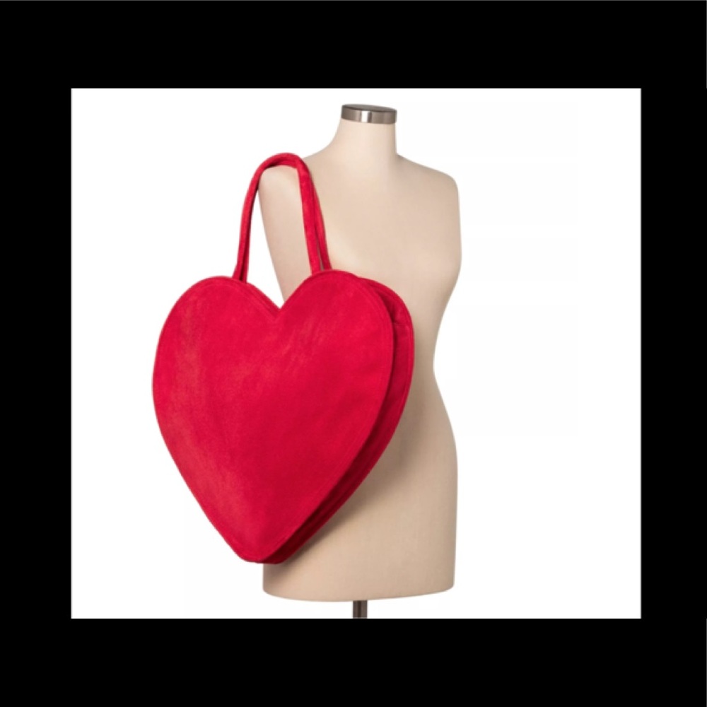 ❤️ NWT Erin Fetherston Heart Shaped Tote Bag - Picture 7 of 10
